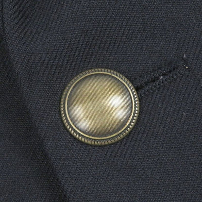 Saint Laurent Paris 2020 625435 Peaked Lapel 100% Silk-lined Single Bleather