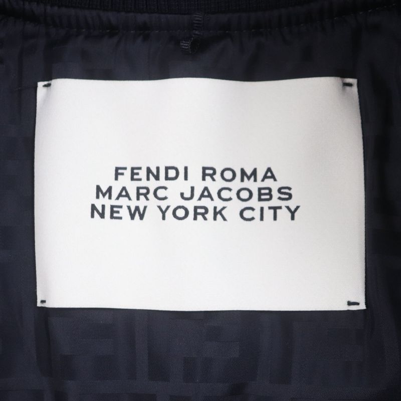  Fendi MARC Jacobs Fendi MARC Jacobs 2022 Fan104 Nylon Logo Quilted Zip Up
