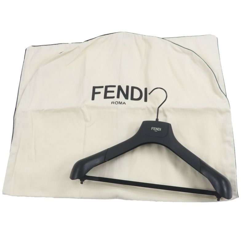  Fendi MARC Jacobs Fendi MARC Jacobs 2022 Fan104 Nylon Logo Quilted Zip Up