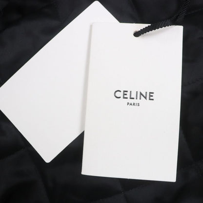 Celine 22AW 2y949435s Eddy Triomphe Leopard Pattern Taiga Cotton Zip-up Track