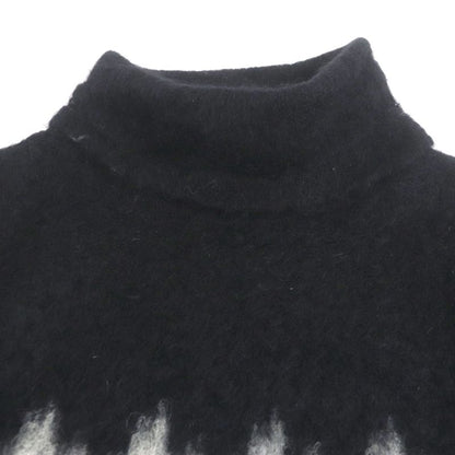  Saint Laurent Paris 2020 632010 67% Mohair Turtleneck Knit Sweater Black M