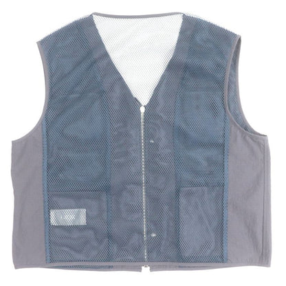 DIOR Om 383c670a5771 Multi Pocket Zipup Vest Nylon Logo Embroidery Back Mesh