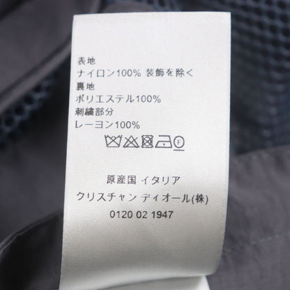 DIOR Om 383c670a5771 Multi Pocket Zipup Vest Nylon Logo Embroidery Back Mesh