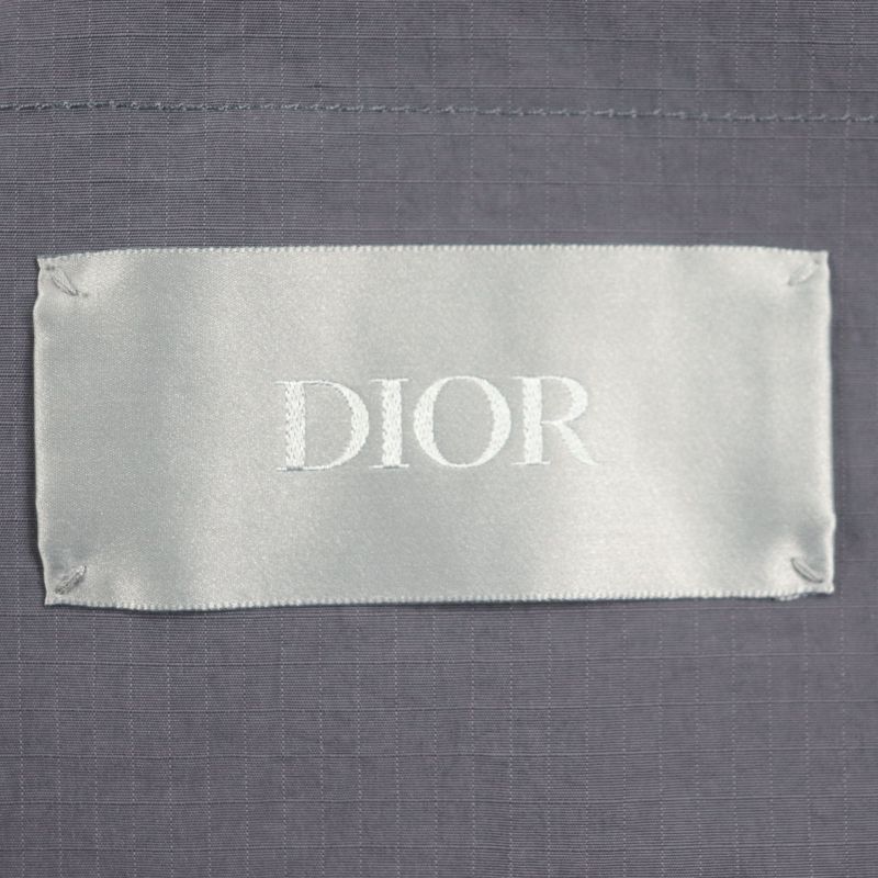 DIOR Om 383c670a5771 Multi Pocket Zipup Vest Nylon Logo Embroidery Back Mesh