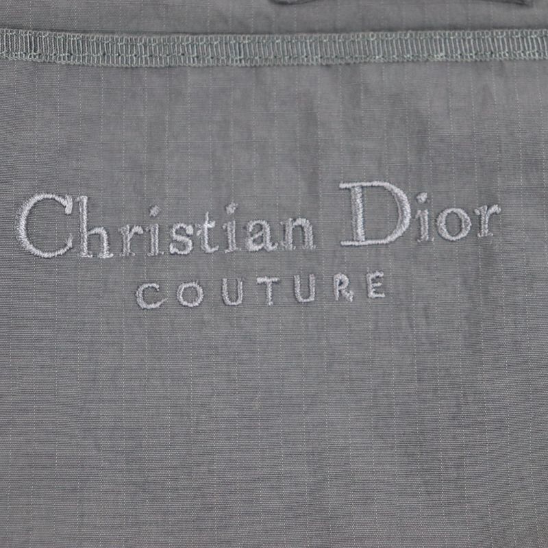 DIOR Om 383c670a5771 Multi Pocket Zipup Vest Nylon Logo Embroidery Back Mesh