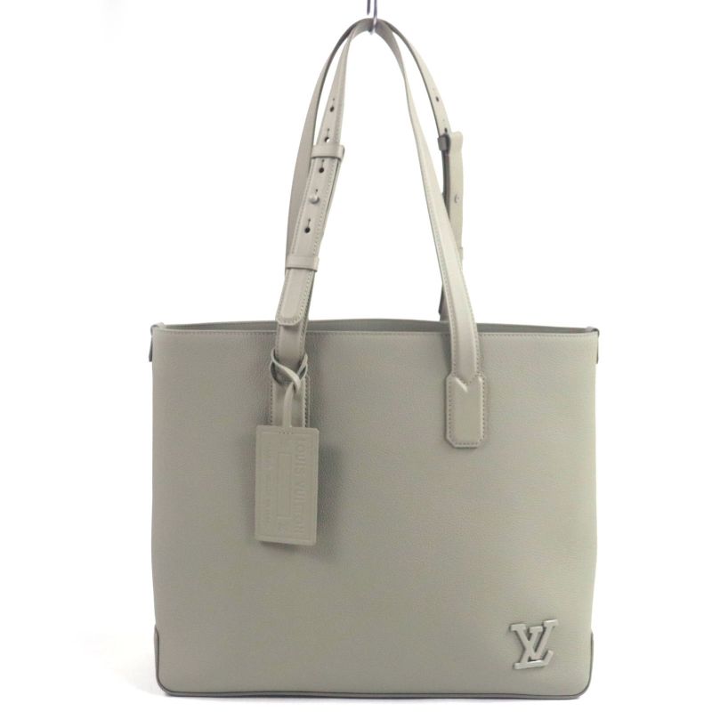 Louis Vuitton M22506 Fastline LV Aerogram Calf Leather Sage LV Logo Tote Bag