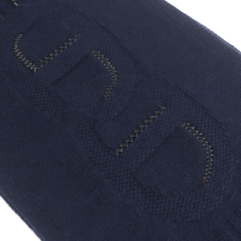 Hermes Mayon Shadow Cashmere 100% Sheepskin Lamb Leather Chaine D'ancre Motif