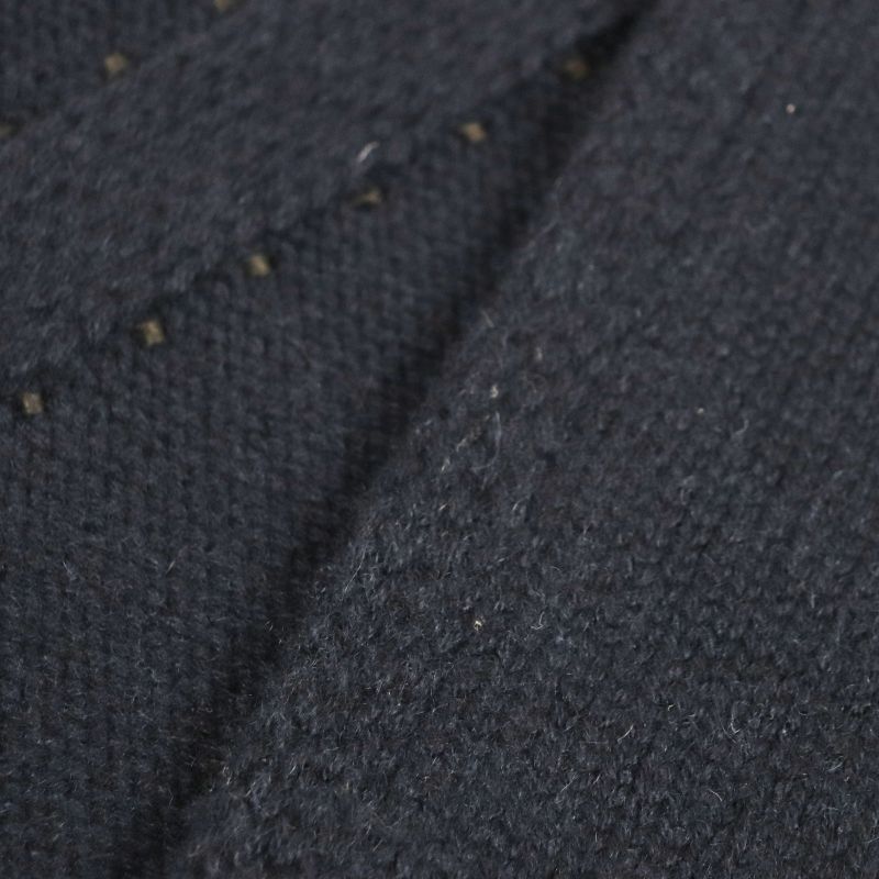 Hermes Mayon Shadow Cashmere 100% Sheepskin Lamb Leather Chaine D'ancre Motif