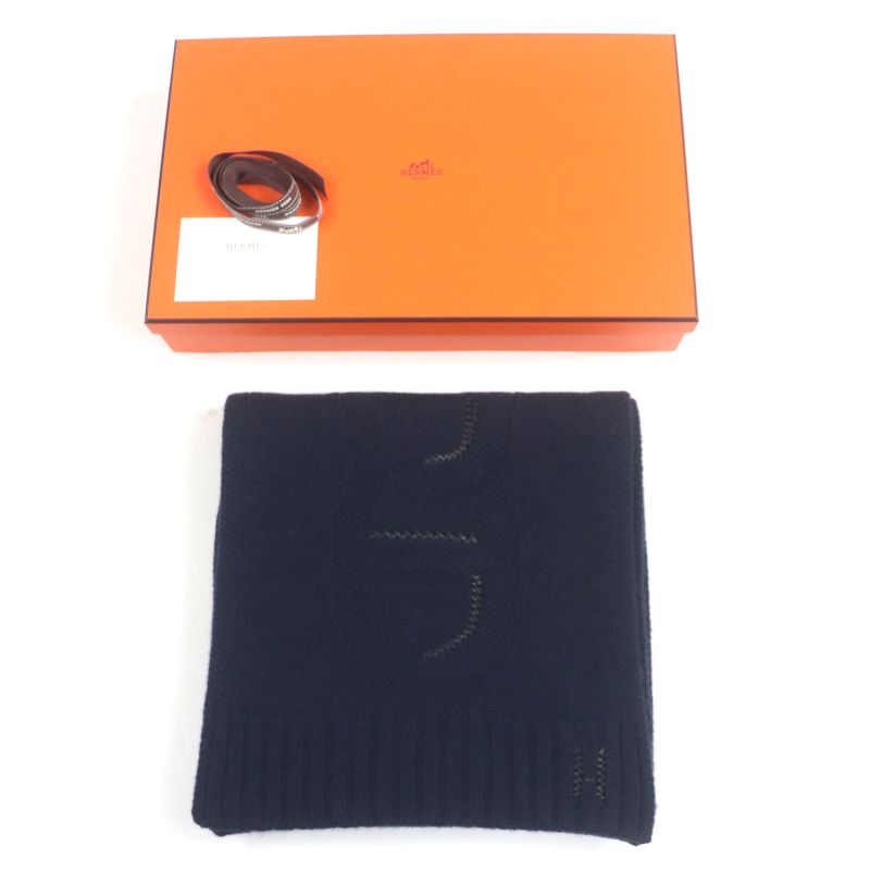 Hermes Mayon Shadow Cashmere 100% Sheepskin Lamb Leather Chaine D'ancre Motif