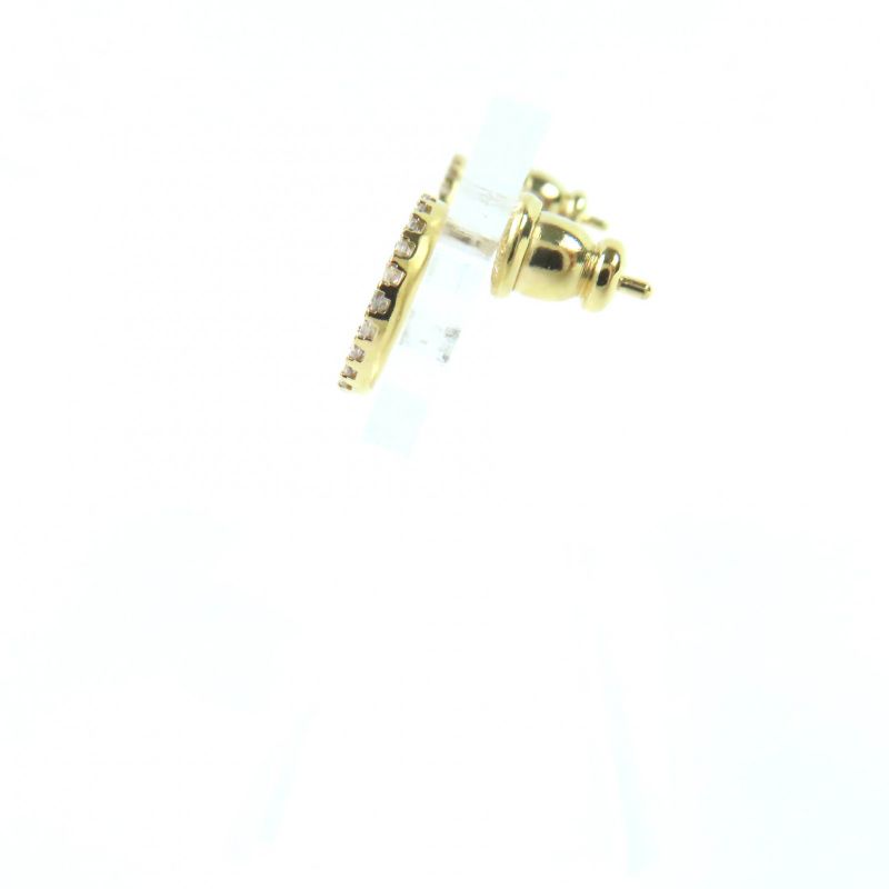 Fendi F Is Fendi Earrings (for Both Ears) Accessories In Gold With Crystals
