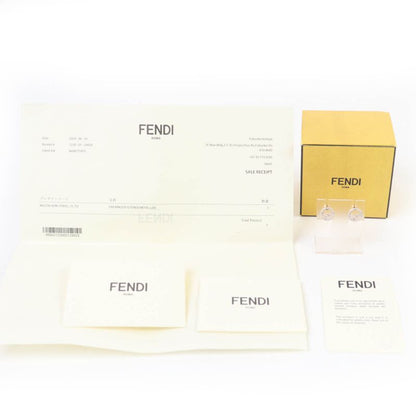 Fendi F Is Fendi Earrings (for Both Ears) Accessories In Gold With Crystals