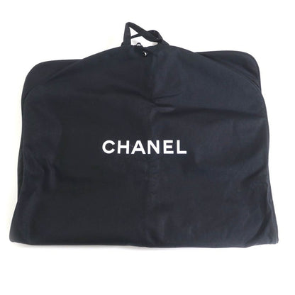 CHANEL P59083 Calfskin Goat Fur Sailor Collar Riders Jacket With Coco Mark