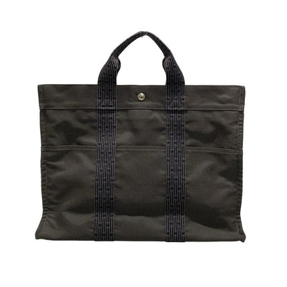 Hermes Tote Bag Her Line Tote MM Gray New Shape Hardware