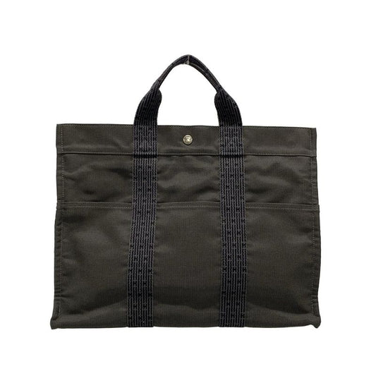 Hermes Tote Bag Her Line Tote MM Gray New Shape Hardware