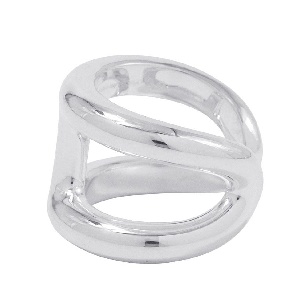 Hermes Ring Osmose GM Silver 52