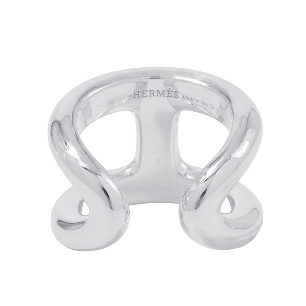 Hermes Ring Osmose GM Silver 52
