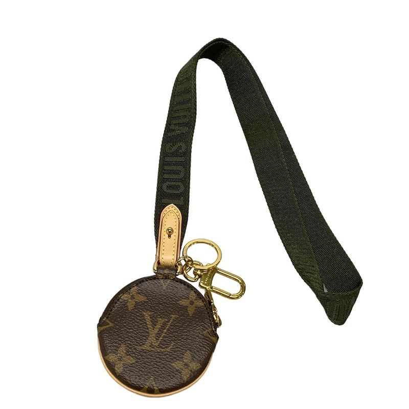 Louis Vuitton Coin Case Monogram Lanyard Muerte Pochette M69556 - Cotton