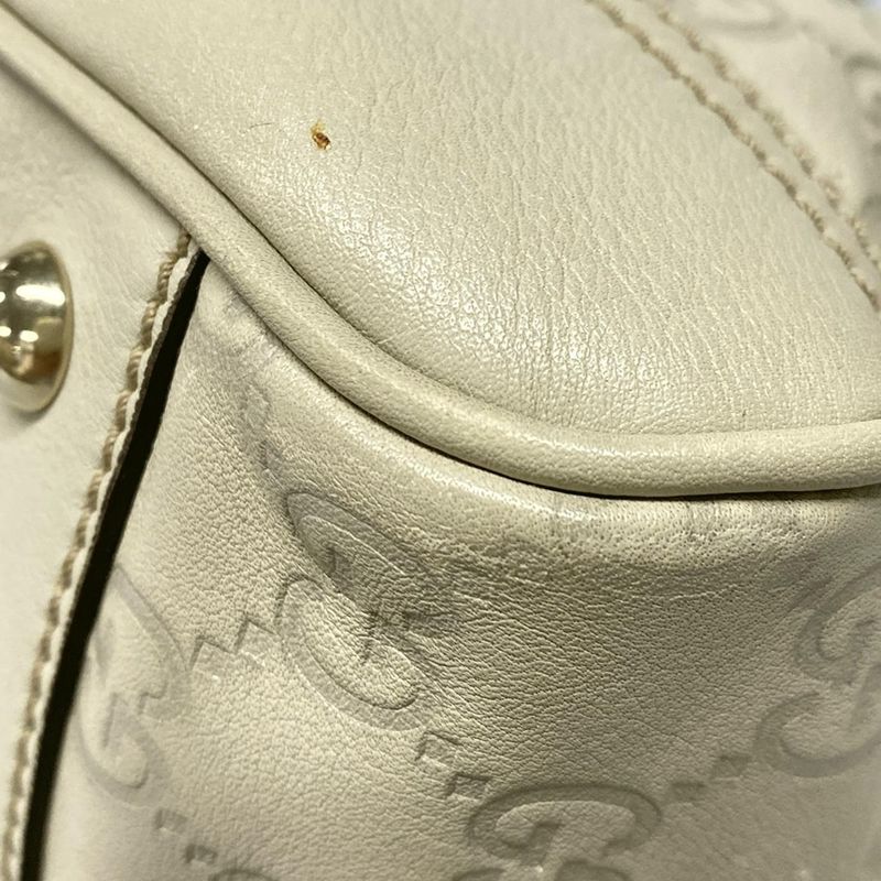 Gucci Shoulder Bag Princy/shima Line 161720 Ivory Leather