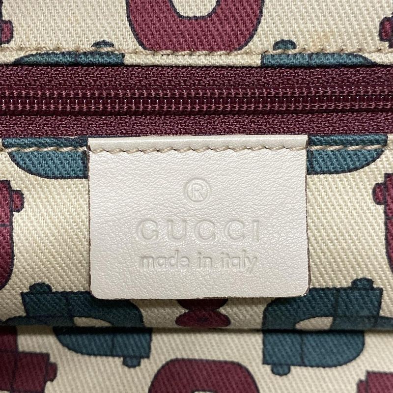 Gucci Shoulder Bag Princy/shima Line 161720 Ivory Leather