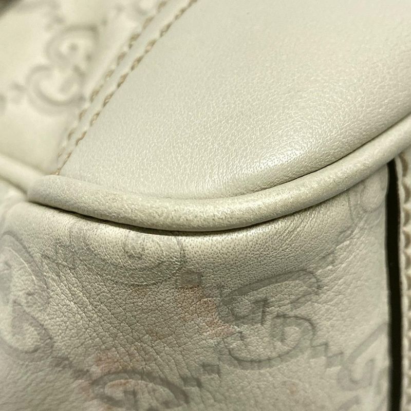 Gucci Shoulder Bag Princy/shima Line 161720 Ivory Leather