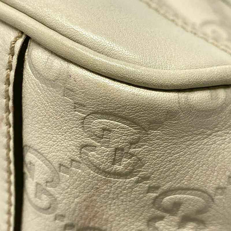 Gucci Shoulder Bag Princy/shima Line 161720 Ivory Leather
