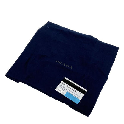 Prada Waist Pouch Re-nylon X Saffiano Leather Belt Bag 2vl033 Black Re-nylon