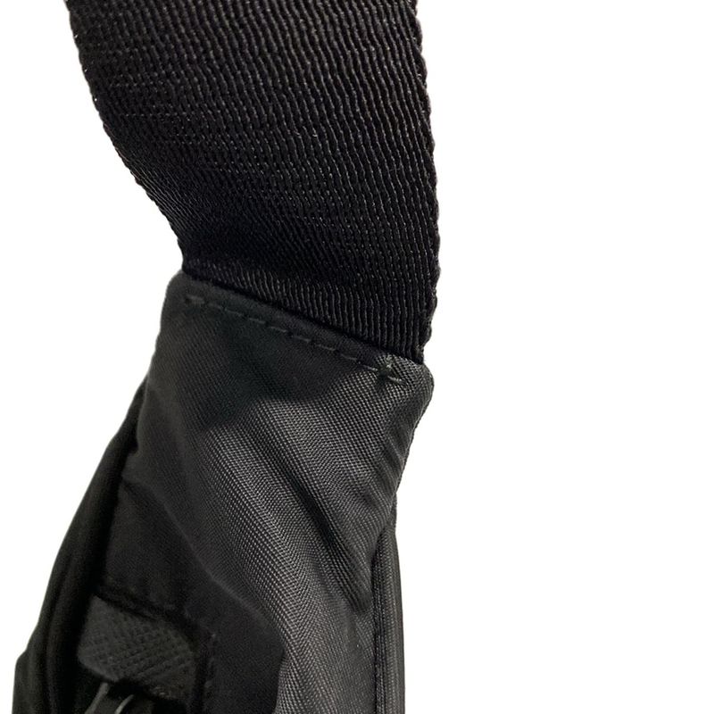 Prada Waist Pouch Re-nylon X Saffiano Leather Belt Bag 2vl033 Black Re-nylon