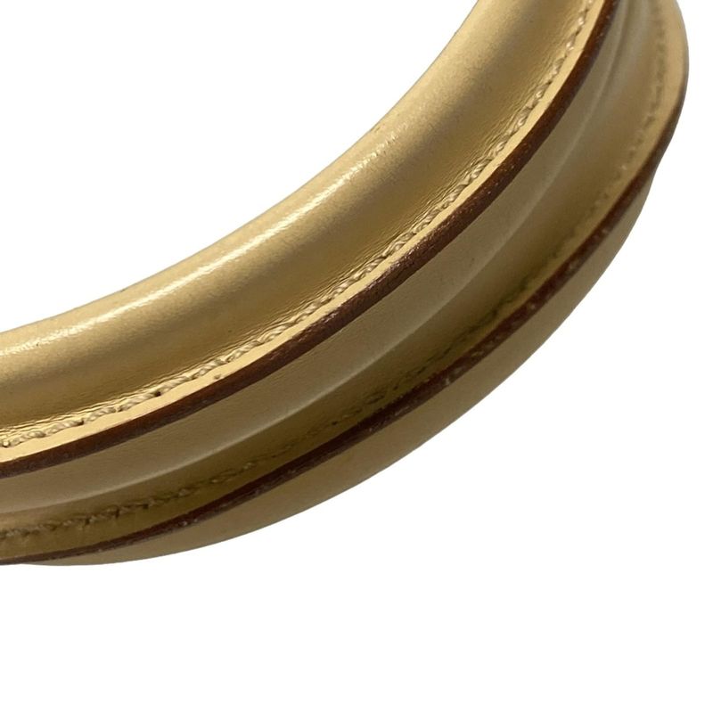 Celine Tote Bag C Macadam Pattern Beige Leather