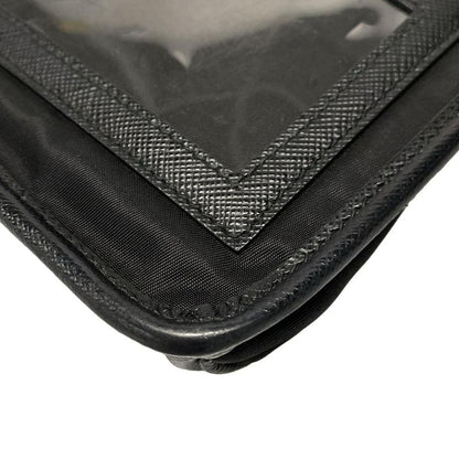 Prada Shoulder Bag Tessuto Shoulder 2zh109 Black Phone Pochette /re-nylon