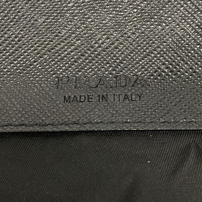 Prada Shoulder Bag Tessuto Shoulder 2zh109 Black Phone Pochette /re-nylon