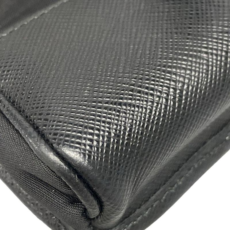 Prada Shoulder Bag Tessuto Shoulder 2zh109 Black Phone Pochette /re-nylon