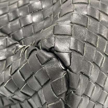 Bottega Veneta Business Bag Intrecciato 122139 Black Leather