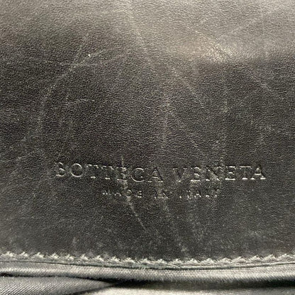 Bottega Veneta Business Bag Intrecciato 122139 Black Leather