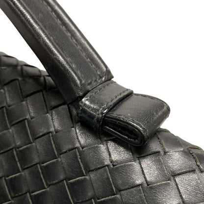 Bottega Veneta Business Bag Intrecciato 122139 Black Leather