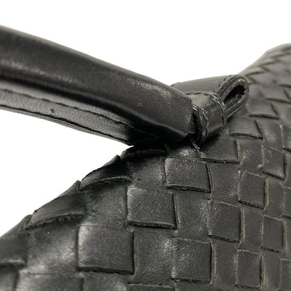 Bottega Veneta Business Bag Intrecciato 122139 Black Leather