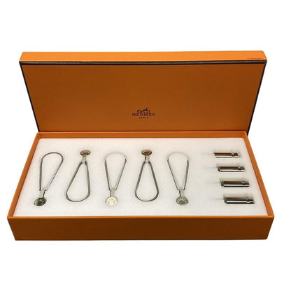 Hermes Small Accessories Hanging Set Silver Carré Wall Magnet (5 Pieces Of