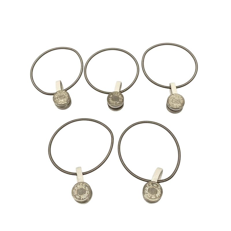 Hermes Small Accessories Hanging Set Silver Carré Wall Magnet (5 Pieces Of