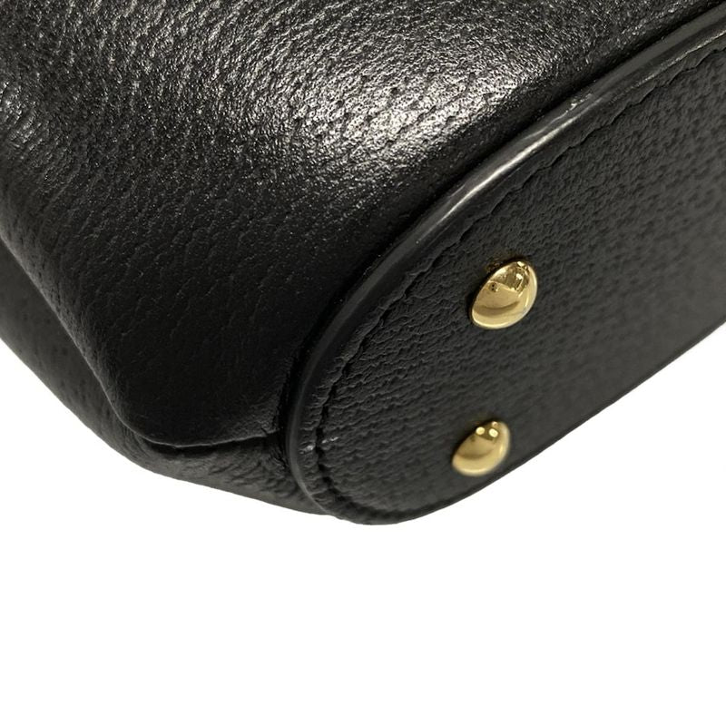 Gucci Handbag Mini Bamboo Bucket Bag 616436 Black Mini Bag Leather