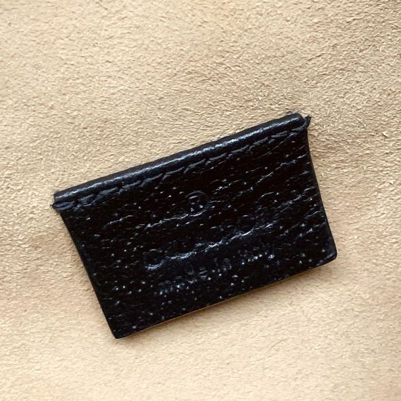 Gucci Handbag Mini Bamboo Bucket Bag 616436 Black Mini Bag Leather