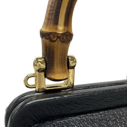 Gucci Handbag Mini Bamboo Bucket Bag 616436 Black Mini Bag Leather