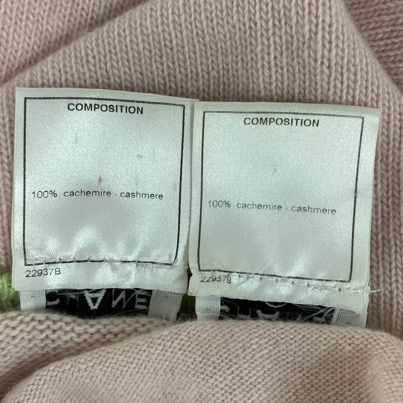 Chanel Ensemble Women - P20851 Pink And Light Green Cashmere