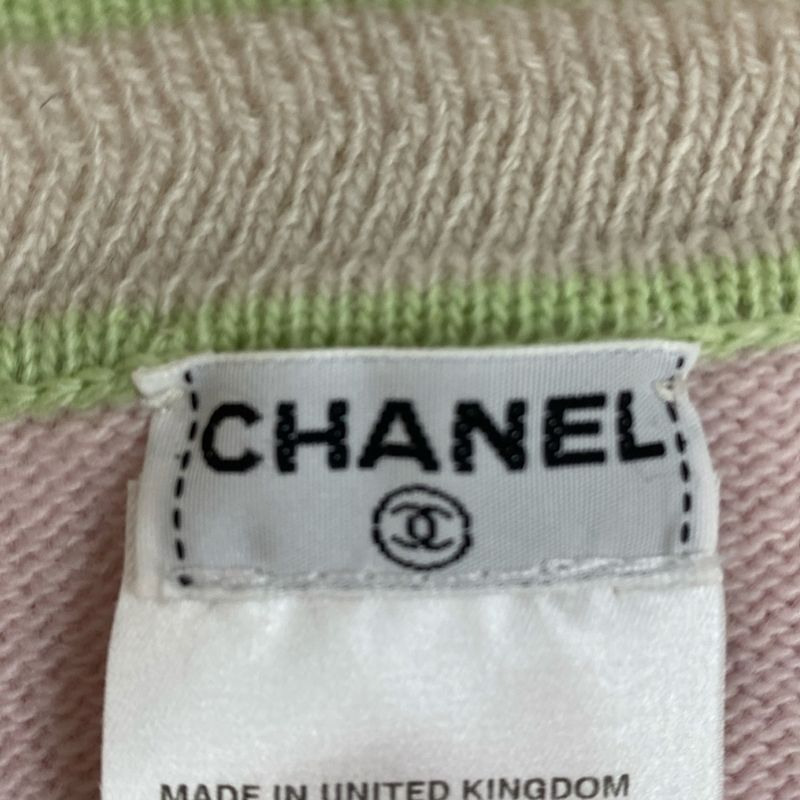 Chanel Ensemble Women - P20851 Pink And Light Green Cashmere
