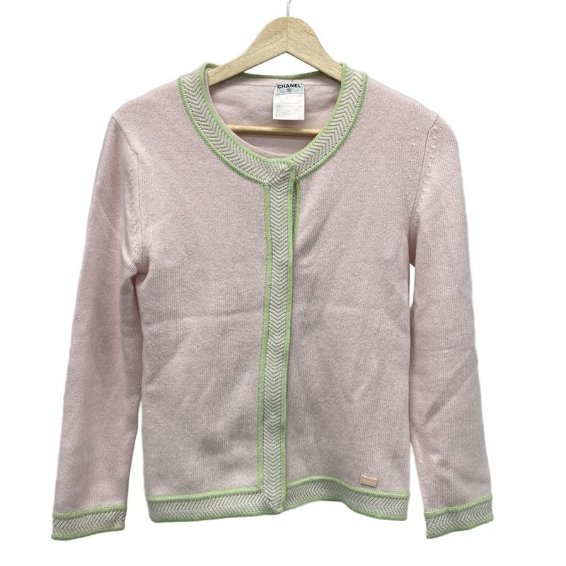 Chanel Ensemble Women - P20851 Pink And Light Green Cashmere