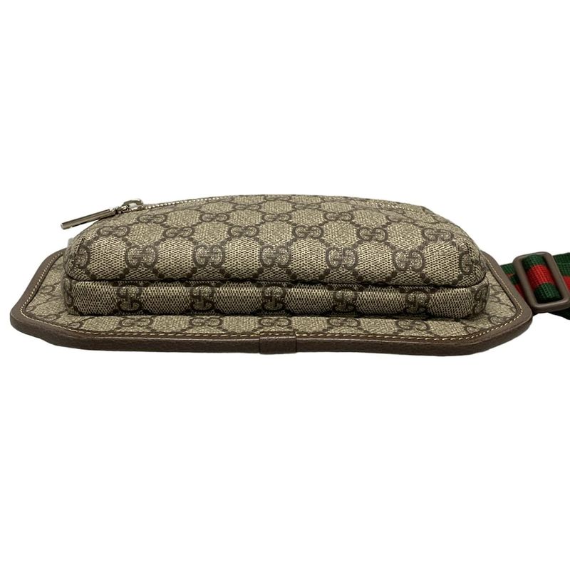 Gucci Waist Pouch GG Plus GG Supremesherry (web) 760217 Dark Brown X Ivory X