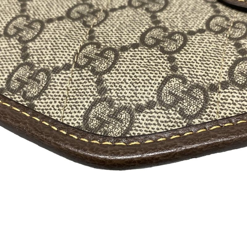 Gucci Waist Pouch GG Plus GG Supremesherry (web) 760217 Dark Brown X Ivory X