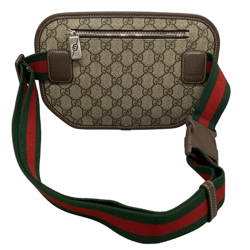 Gucci Waist Pouch GG Plus GG Supremesherry (web) 760217 Dark Brown X Ivory X