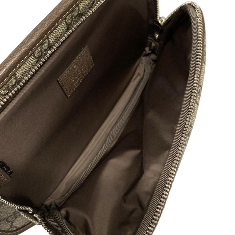 Gucci Waist Pouch GG Plus GG Supremesherry (web) 760217 Dark Brown X Ivory X