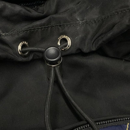 Prada Backpack Sac - Black X Dark Navy X Multi Quilted Leather