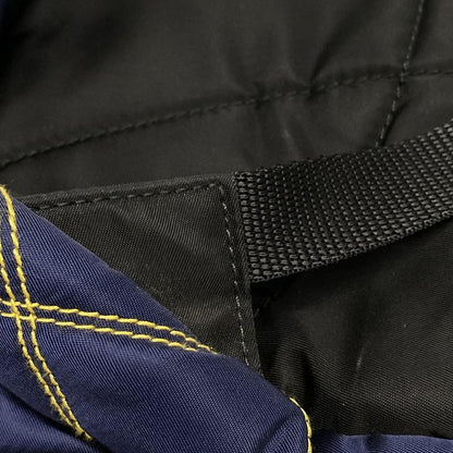 Prada Backpack Sac - Black X Dark Navy X Multi Quilted Leather