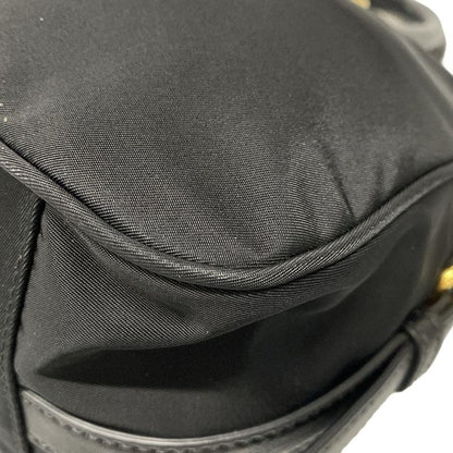 Prada Handbag - Black Leather Tag Leather